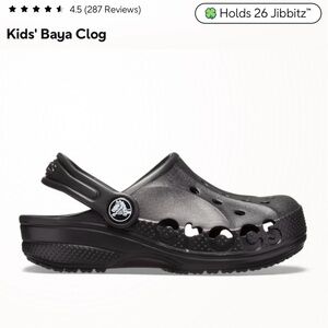 Kids Baya Croc Clog J4. New without tags (never worn)